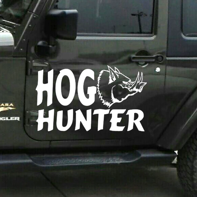 Hunt Boar Hunter Decal Hunting Club Sticker Hollow Sticker Hunter
