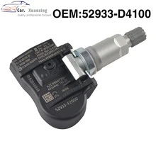 OEM 52933D4100 датчик давления в шинах Система мониторинга 433 МГц TPMS для hyundai ELANTRA FASTBACK KIA OPTIMA NIRO A2C96221101