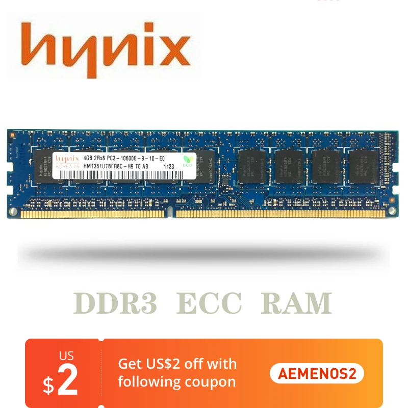 Hynix 4GB 8GB 16GB 32GB DDR3 PC3-8500R DIMM 1066 MHz 2RX4 ECC REG Server Ram lot 