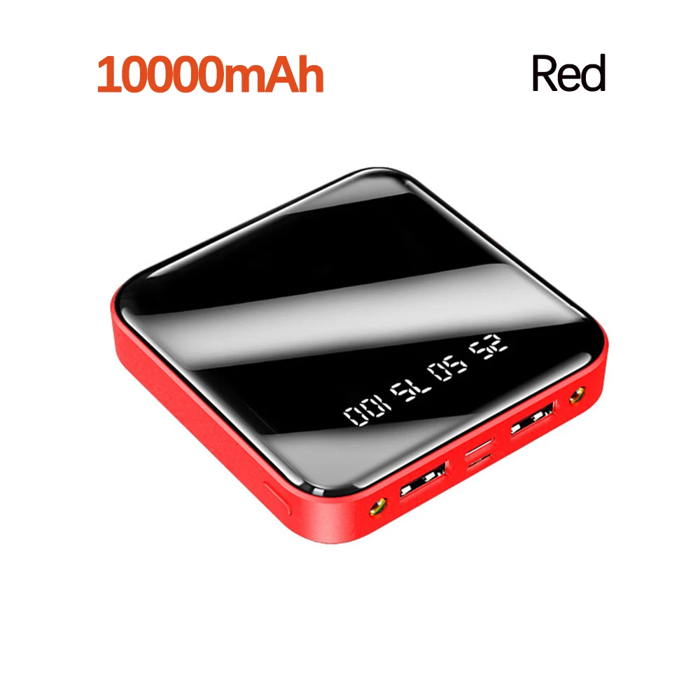 10000mAh Red FLOVEME Мобильный Внешний аккумулятор power Bank 20000 мАч портативное зарядное устройство для iPhone 11 XR 8 power bank 10000 мАч для Redmi Poverbank - Цвет: 10000mAh Red
