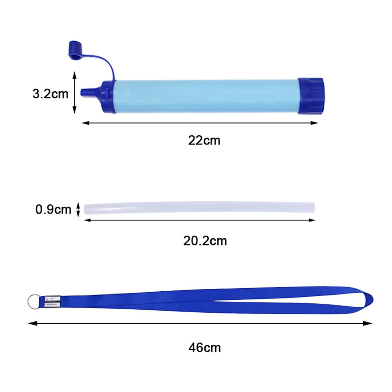 Purifier Straw Water Filter Personal Survival Kit Emergency Gear Top Quality Purifier Straw Water Filter Personal Survival Kit Emergency Gear Top Quality