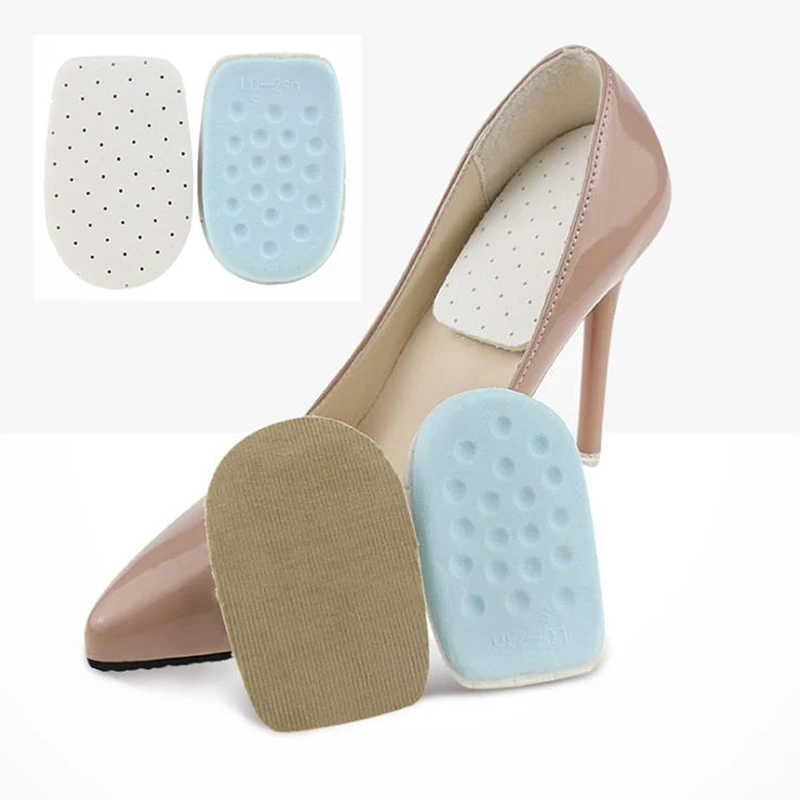 1pair Latex Orthopedic Arch Supports Forefoot Insoles For Ladies Shoes High Heel Massage Cushion Half Yard Pads Shoe Liners