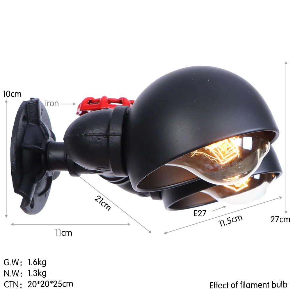 BG322 亚黑 尺寸图 钨丝 英文版