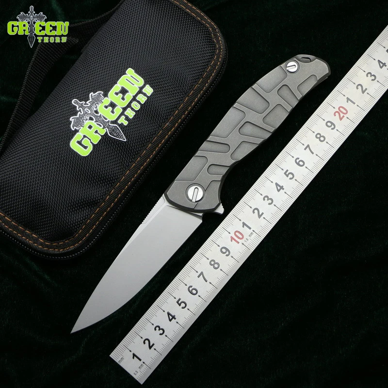 Складной нож Green thorn Flipper карманный складной резец с титановой ручкой стальное