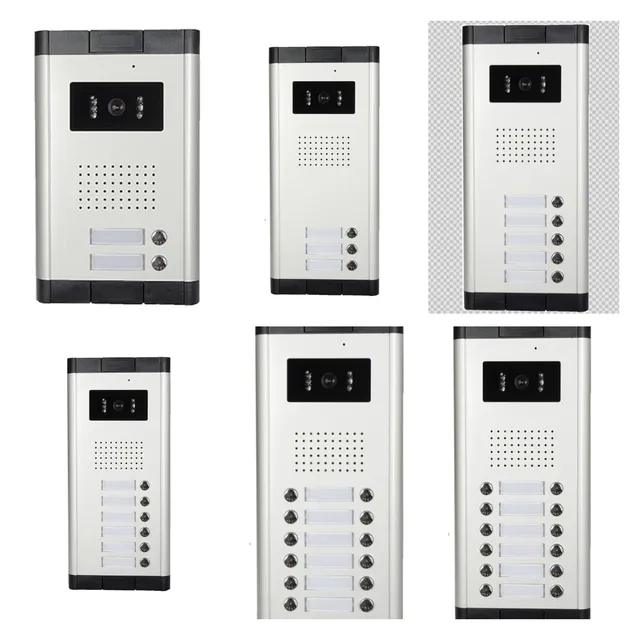 Yobang Security Waterproof Intercom System Video Door Phone Outdoor Camera IR Light Vision With Multi Call Buttons for Apartment 1
