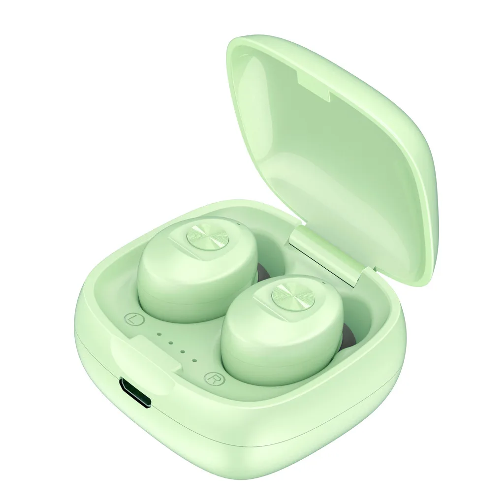 GN Ouhaobin TWS 5,0 Bluetooth Наушники Hi-Fi стерео беспроводные наушники-вкладыши водонепроницаемые спортивные гарнитуры с зарядным устройством - Цвет: GN