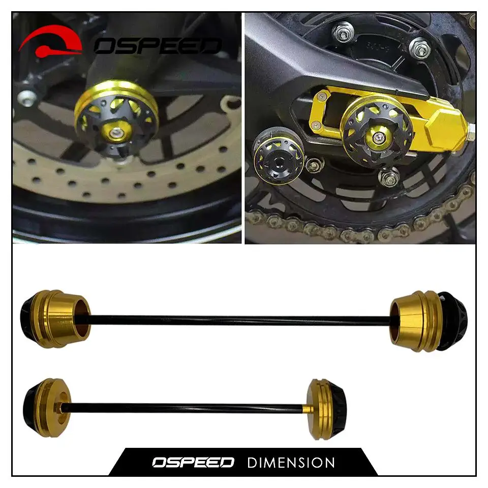 For Yamaha MT FZ 07 MT07 FZ07 MT-07 FZ-07 2019-2017 Motorcycle Front and Rear Wheel Fork Axle Sliders Cap Crash Protector