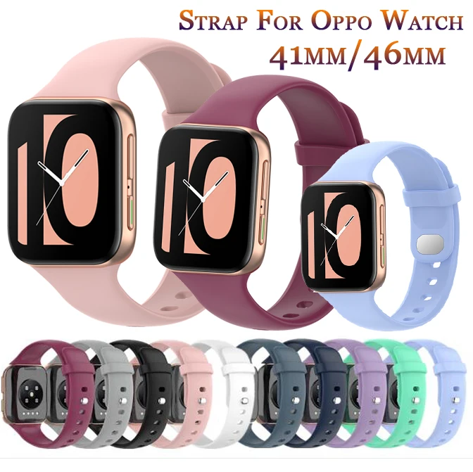 Premium Silicone Watch Strap for Oppo SmartWatch – Replacement Wristband Bracelet