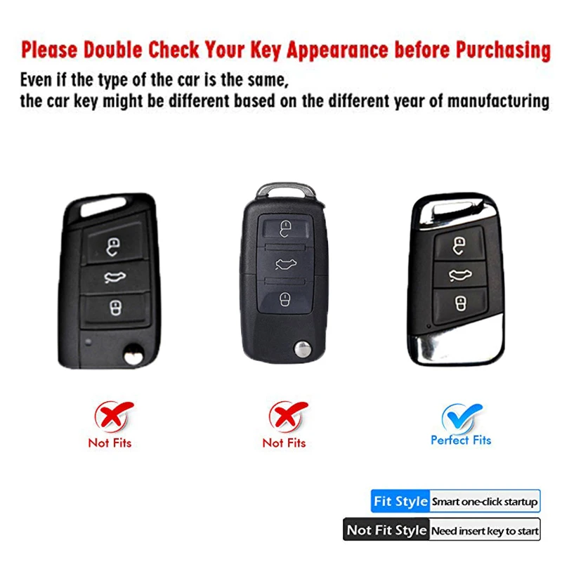 ZOBIG Мягкий ТПУ чехол для автомобиля smart Key Fob чехол для Volkswagen VW Passat B8