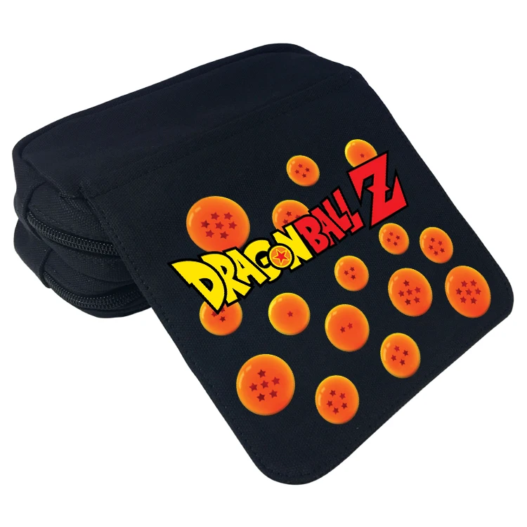 Аниме «Жемчуг дракона» супер мешок карандаша Dragon Ball Z Goku Карандаш Чехол сумка для макияжа Косметические Сумки Холст канцелярские принадлежности на молнии чехол