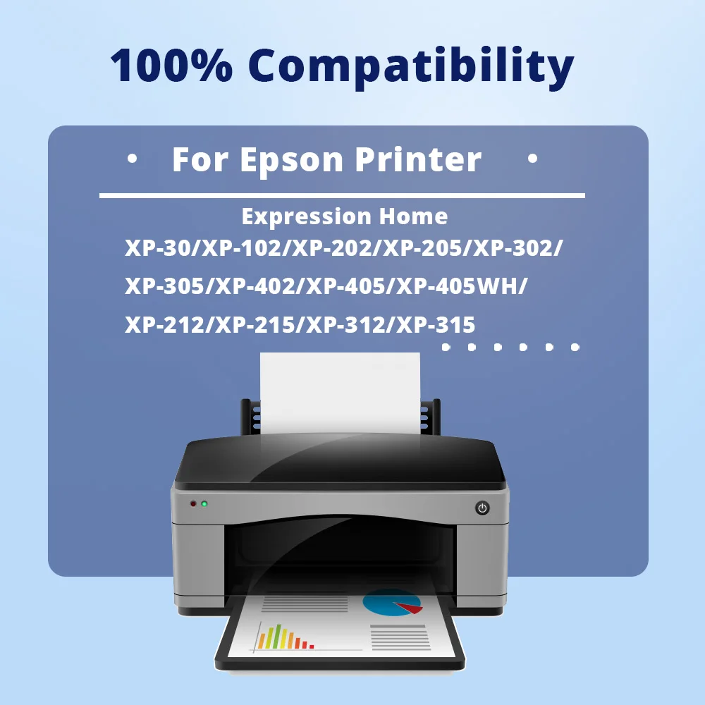 Совместимый с 8PK картридж чернилами 18XL для Epson T1811 1812 1813 T1814 бытовой проекционной