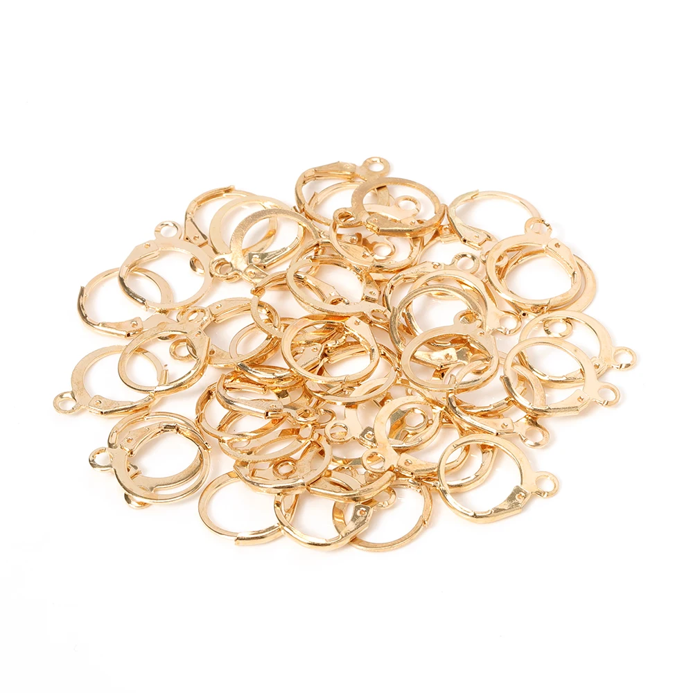 50pcs Metal Earring Making Accessories Rhodium Earring Clasps Hooks Findings With Loop Clasp Round Base For Jewelry Making Diy 50pcs Metal Earring Making Accessories Rhodium Earring Clasps Hooks Findings With Loop Clasp Round Base For Jewelry Making Diy