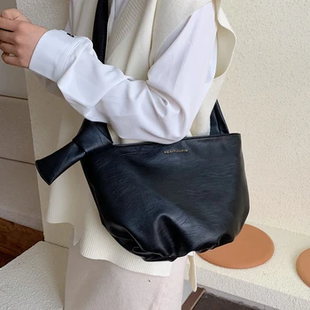 

Brand Designer Tote Bag Women's Single Shoulder Crossbody Bag New Chic Dumplings Bag 2019 Female Brand Designer Chest Package