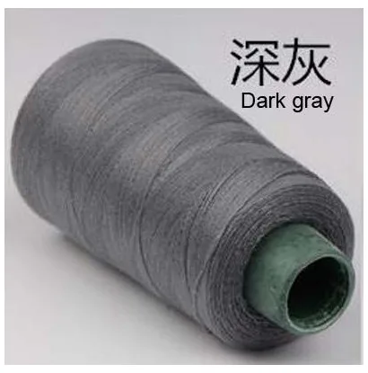 Dark-gray 203 джинсовая нить дерзкая швейная машина Толстая линия 3 нити нить палатка зонтик резьба Толстая проводка джинсовая линия швейная нить - Цвет: Dark-gray