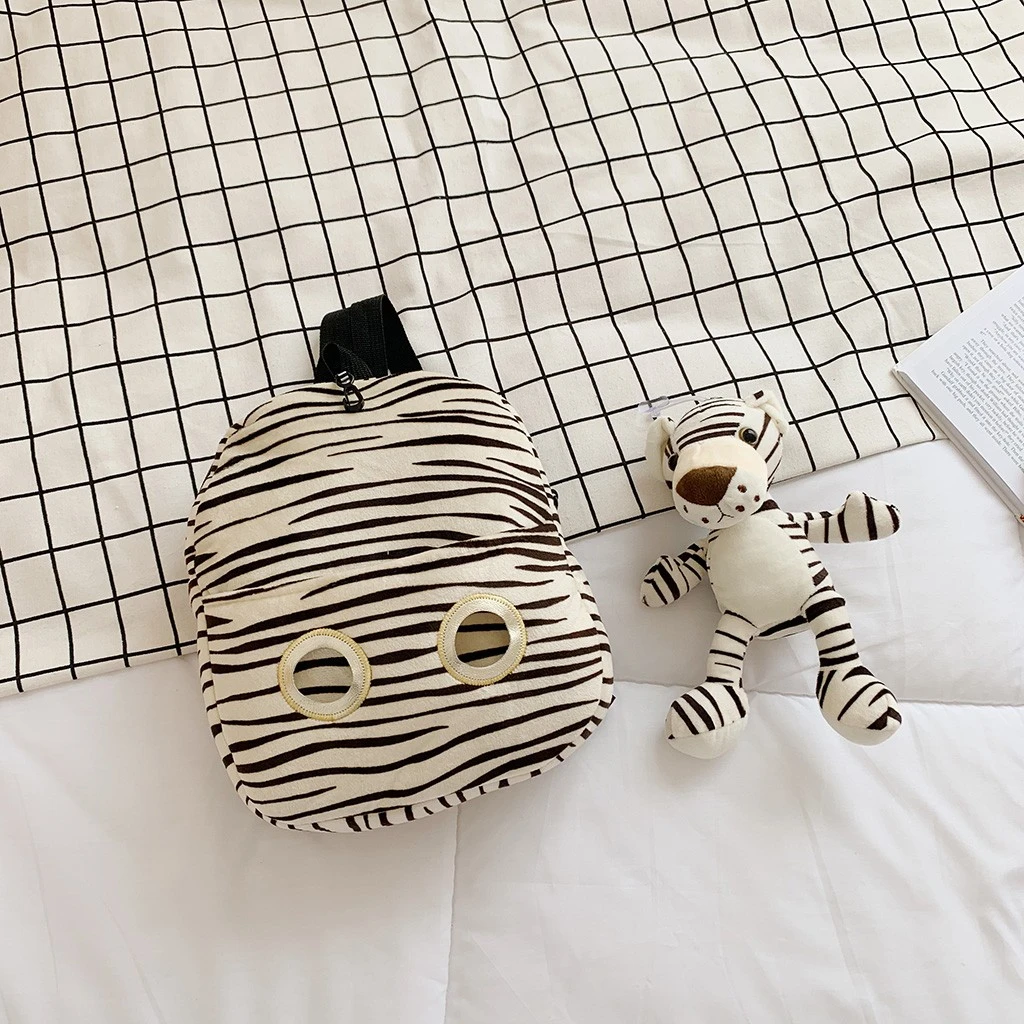 Aelicy Children Backpacks Kindergarten Schoolbag Animal Kids Children Cartoon Plush School Bags Baby Girls Boys 1023