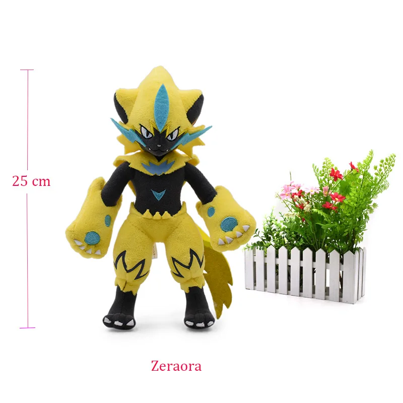 25-40 см плюшевая подушка Snorlax Dewott Sceptile Bagon Cranidos Милая положительная энергия мягкая подушка хорошее качество Хэллоуин Рождественский подарок для детей - Цвет: Zeraora