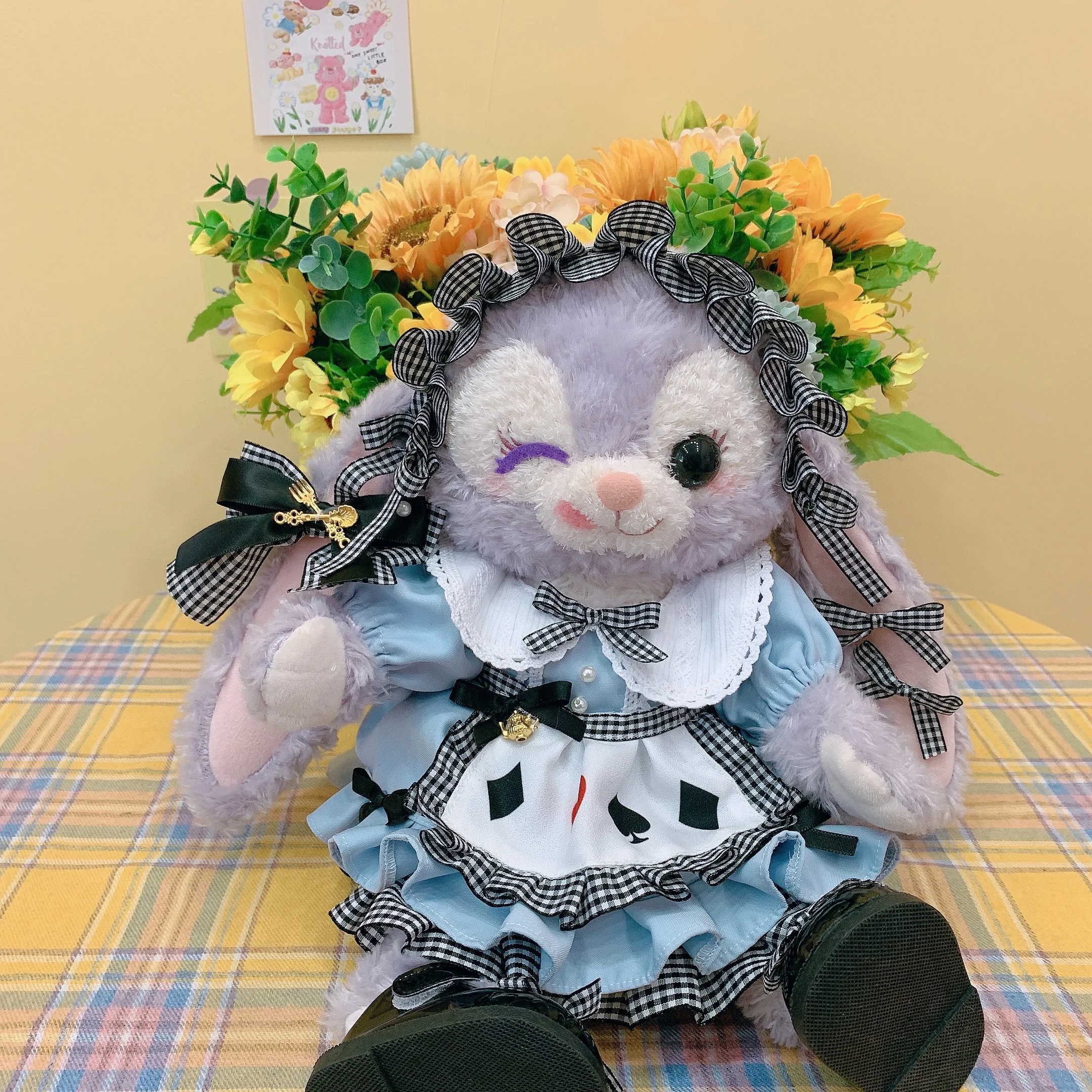 13 inch Stella Lou doll dress plush toy clothes Alice Princess dress Cinderella headdress handmade products