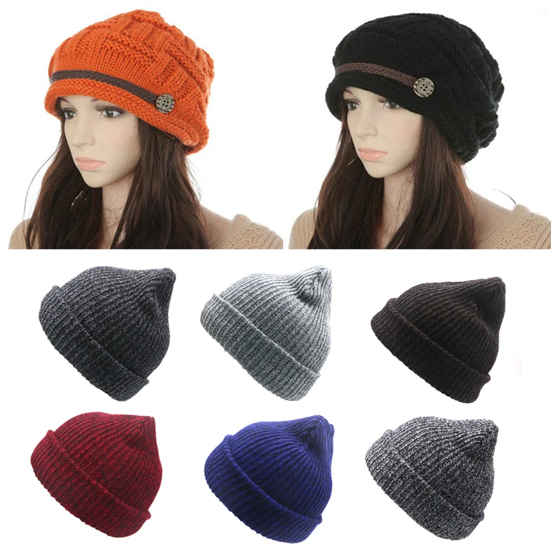 

Women Beanie Print Hat Men Knitted Hat Casual Unisex Autumn Winter Warm Hip Hop Hats Cap Bonnet Femme Gorros Skullies Beanies