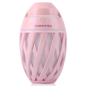 

320Ml Mini Air Humidifier Usb Aroma Essential Oil Diffuser Cool Mist Maker Led Usb Air Humidifier Aromatherapy For Office(Pink)