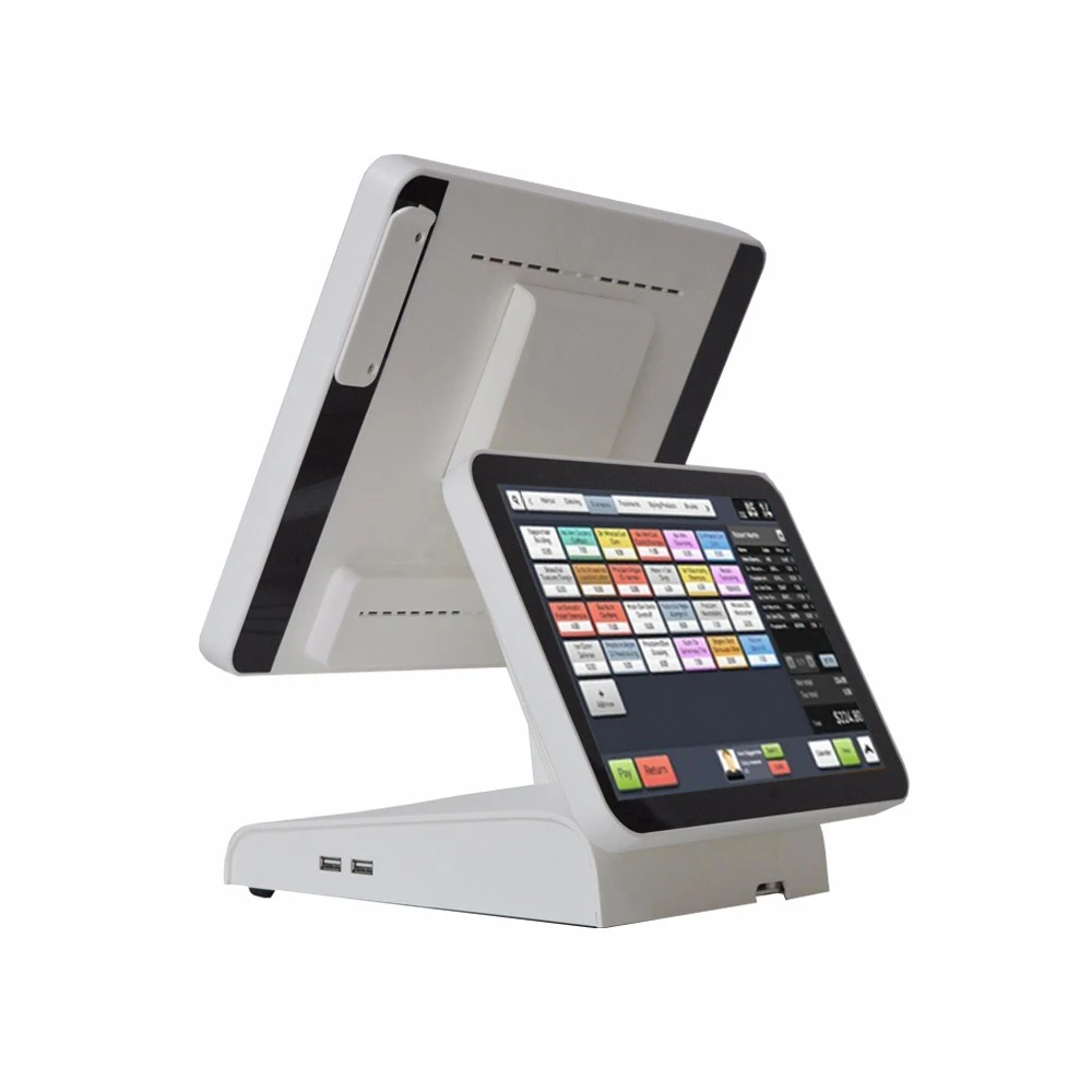 15'' High quality POS System for retailers ComPOSxb fanless punto de venta Point of Sales punto de venta Cash Register all in on - Цвет: white