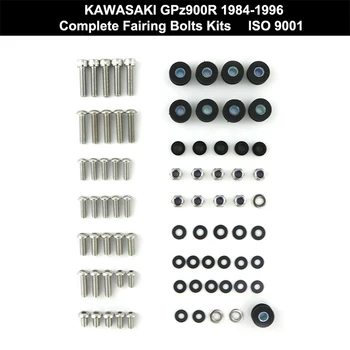 

For Kawasaki GPZ900R 1984-1996 Motorcycle Complete Cowling Fairing Bolts Kit Speed Nuts Stainless Steel GPZ 900R