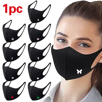 

#40 Mascarilla Reutilizable 2020 1/9pcs Dustproof Windproof Foggy Haze Anti-spitting Protective Mask Mouth-muffle Face Masks