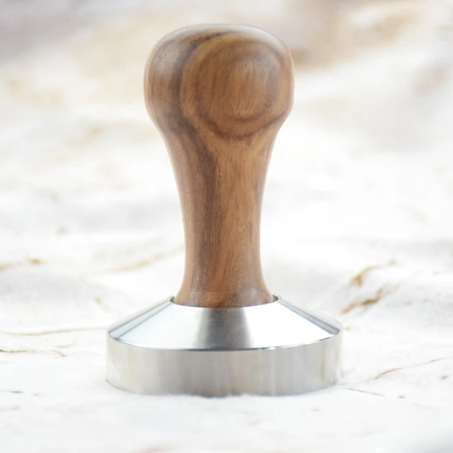 $US $15.99 ECOCOFFEE Rosewood Handle 304Stainless Steel Coffee Tamper 49/51/53/57/58mm Brista Espresso Base Po