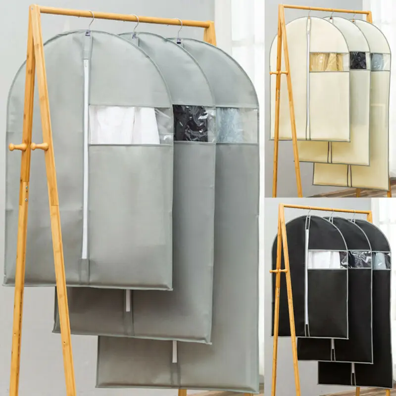 

Home Dustproof Storage Bag Cover Protector Bag for Garment Suit Dress Clothes Coat Jacket Protector