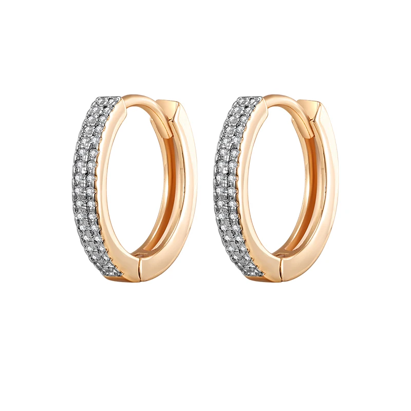 gold white MAIKALE, классические серьги-кольца с кубическим цирконием, многослойные циркониевые CZ золотые серебряные круглые серьги, свадебные ювелирные изделия, подарки - Окраска металла: gold white