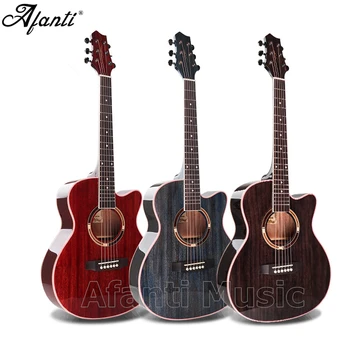 

Afanti Music 36 inch Solid Mahogany top / Mahogany Back & Sides Acoustic guitar (WY-057)