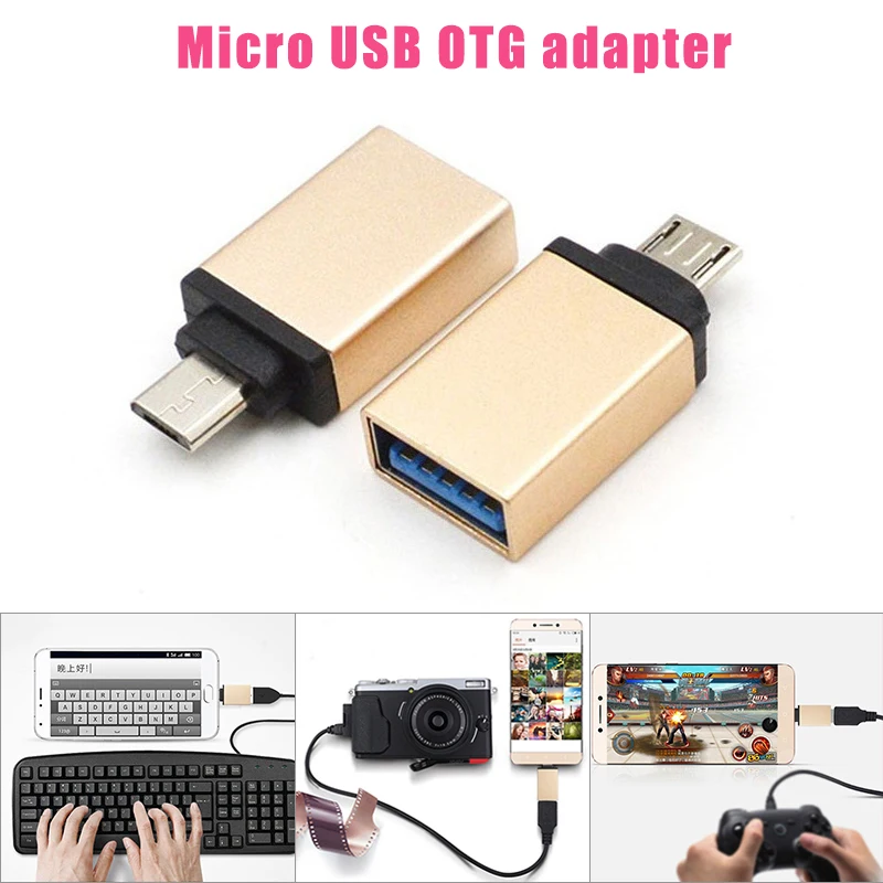 Micro USB к USB OTG адаптер Micro USB мужчина к USB женщина для смартфона сотовый телефон игры конвертер OUJ99
