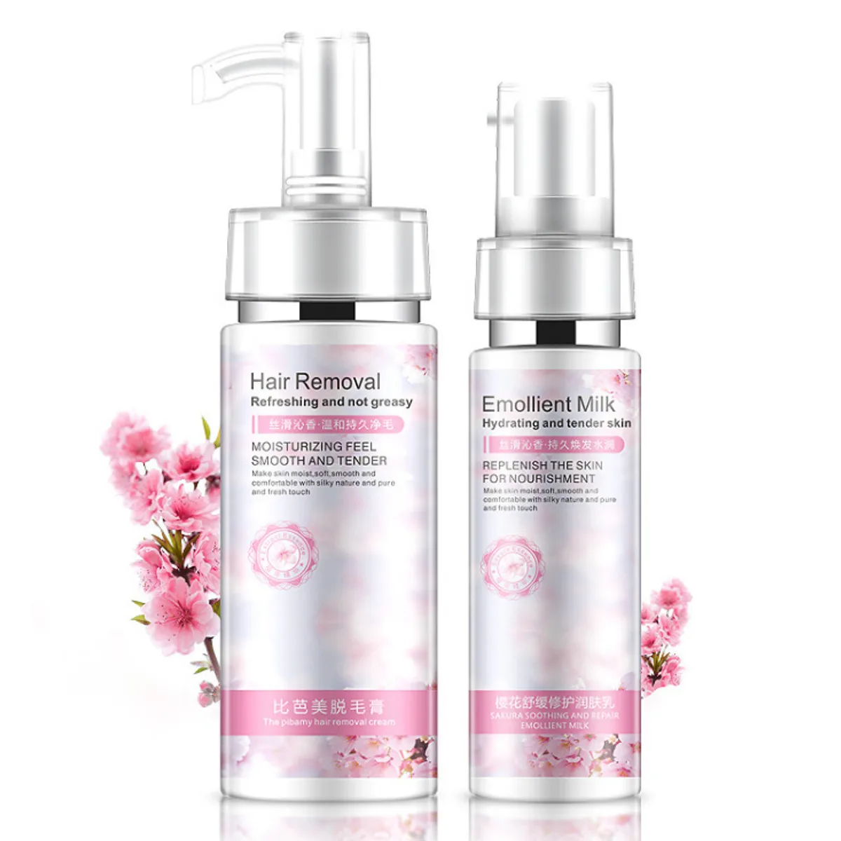 100ml Hair Removal Cream With 60ml Stop Hair Growth Inhibitor Painless Removal Depilation Calming Balm Gentle Epilator