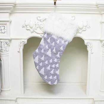 

Christmas Stockings Bag Stockings Window Ornaments Candy Gift Tree Home