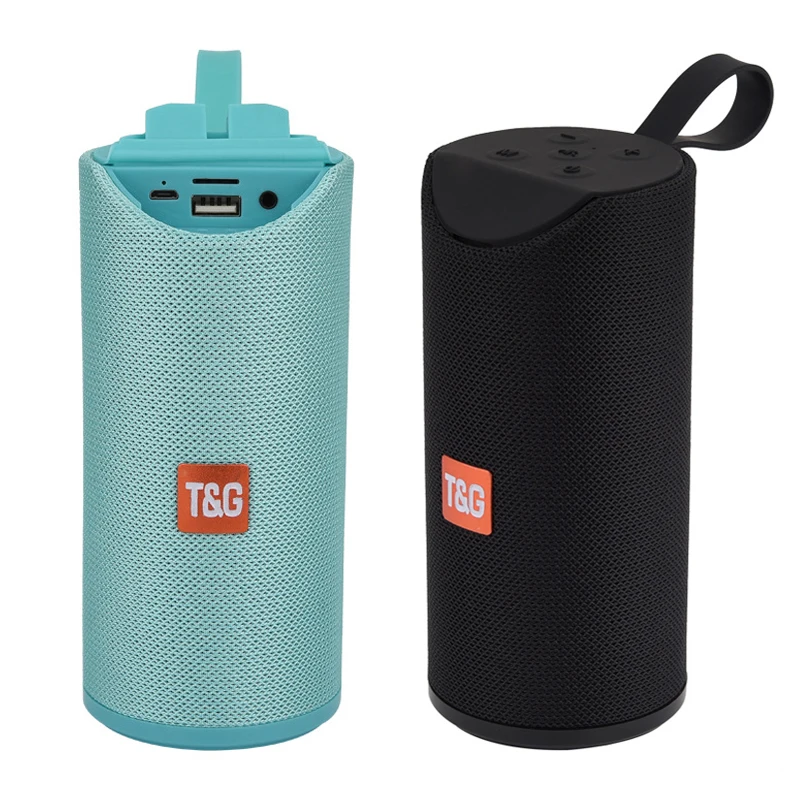 New TG113A Portable Speaker 5W Long Use Time FM Radio Bluetooth 5.0 Column Loudspeaker IPX5 Outdoor Waterproof Wireless Speaker New TG113A Portable Speaker 5W Long Use Time FM Radio Bluetooth 5.0 Column Loudspeaker IPX5 Outdoor Waterproof Wireless Speaker