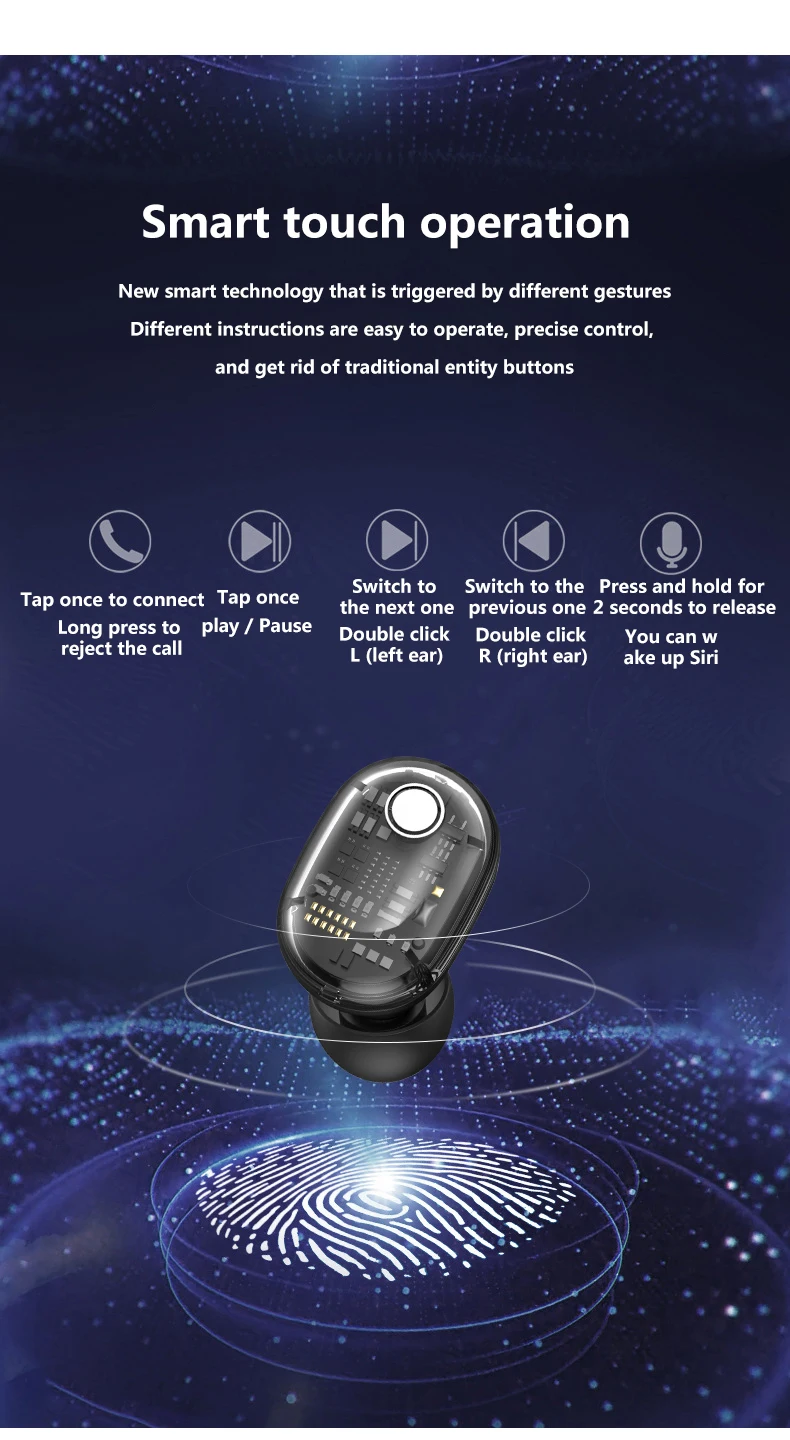 Новые Bluetooth беспроводные наушники, наушники Blutooth, наушники TWS, стерео гарнитура Hands Free, спортивные наушники для смартфона