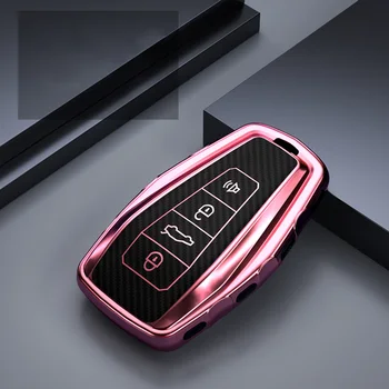 

Hot Sale Soft TPU Car Remote Key Case For Geely Coolray 2019-2020 Atlas Boyue NL3 EX7 EmgrarandX7 SUV GT GC9 borui Accessories