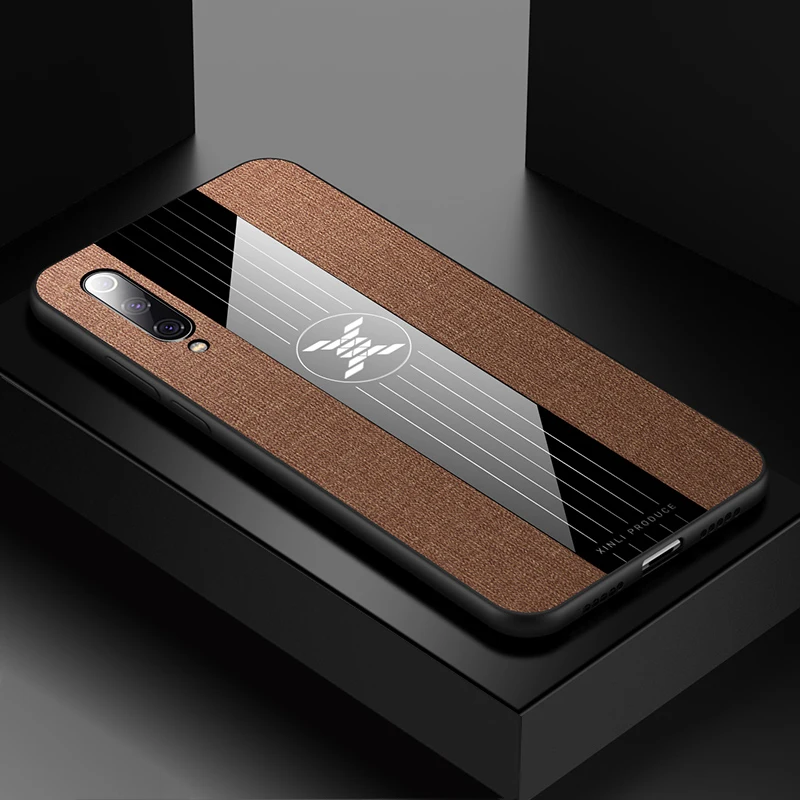 gold YonLinTan coque, чехол, чехол, для Xiao mi 9 Se mi 9Se mi 9 холщовый Мягкий ТПУ автомобильный магнитный металлический кольцевой кронштейн, чехол для мобильного телефона s - Цвет: gold
