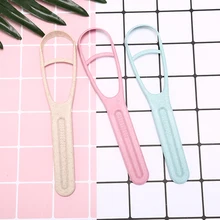 Скребок для языка Очиститель зубная щетка для гигиены полости рта инструменты пшеничный стебель уход за полостью рта чистый язык очиститель уход за полостью рта зубная щетка для ванной