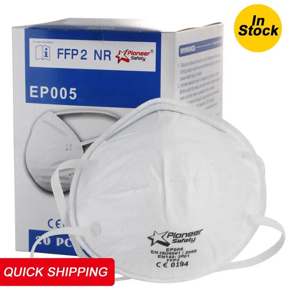 

6/12/20/60pcs Anti-fog headband FFP2 mask non-woven Dust Mask Anti PM2.5 Anti influenza Breathing Riding unisex Face mask