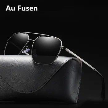 

Men Metal Polarized Sunglasses Classic Western Style Square Sports Driving Fishing Sunglasse Brand Designer Pilot Glasses