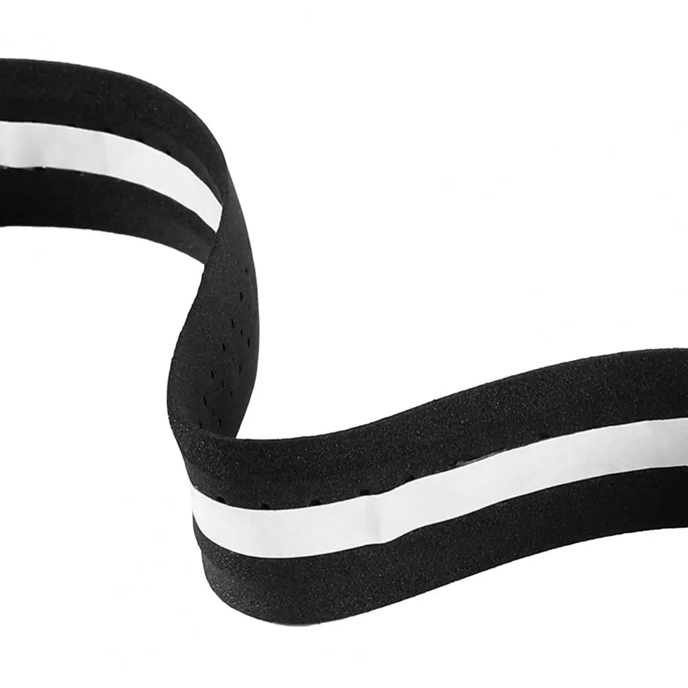 1 Set EVA Bar Tape High Tenacity Handlebar Tape Adhesive Bike Handle Shock Absorbing Bar With Hole for Road Bike
