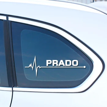 

1pcs Car Sports Decal Sticker Styling Windows Door Decoration for Toyota Prado 120 fj150 land cruiser 80 Racing accessories