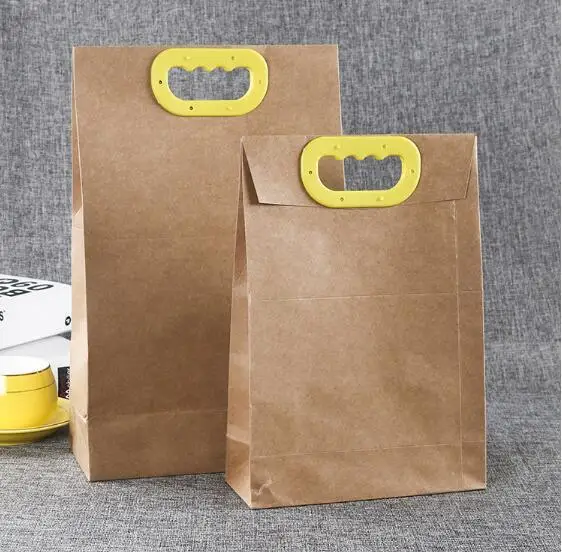 

Roll type kraft rice bag food bag tea kraft paper bag