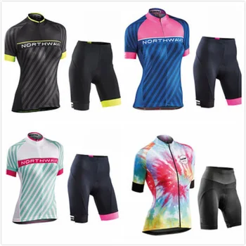 

2020 NW Women's Summer Cycling Jersey Breathable Cycling Jersey Suit Cycling Jersey / Short Sleeve Cycling Jersey Suit