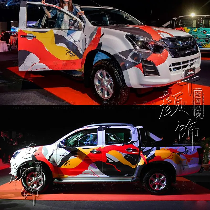 

Car stickers FOR Isuzu DMAX body modification creative custom appearance decals D-MAX modified stickers