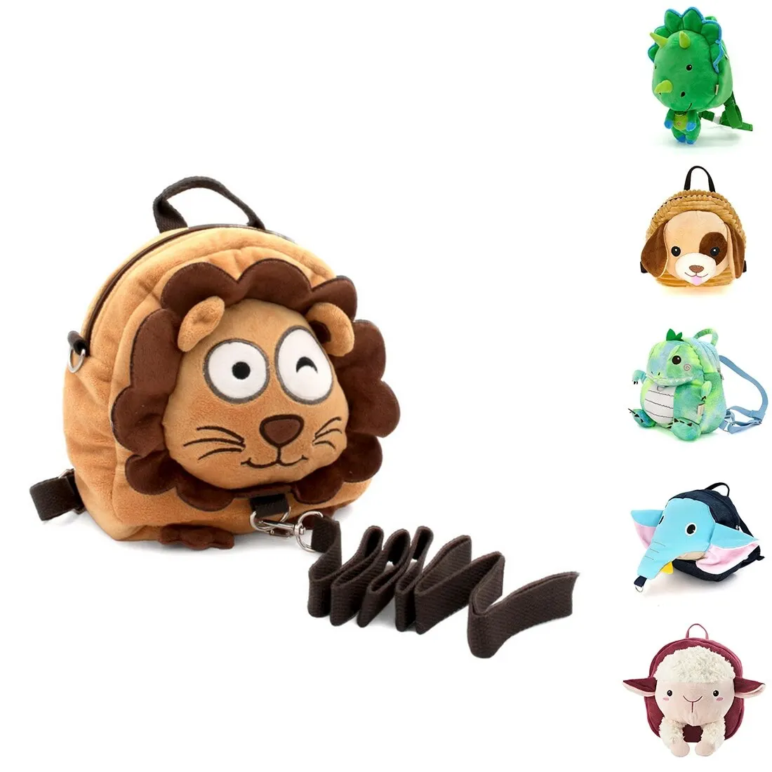 

2020 New 3D Animal Children Backpacks Brand Design Girl Boys Backpack Toddler Kids Neoprene School Bags Kindergarten Cartoon Bag