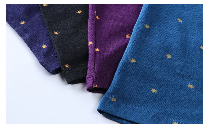 DEWVKV 3PC Hot Sale Underwear Men's Panties Boxer Shorts Sexy Cotton Healthy Comfortable Gay Underp Plaid Printing Pattern Fly