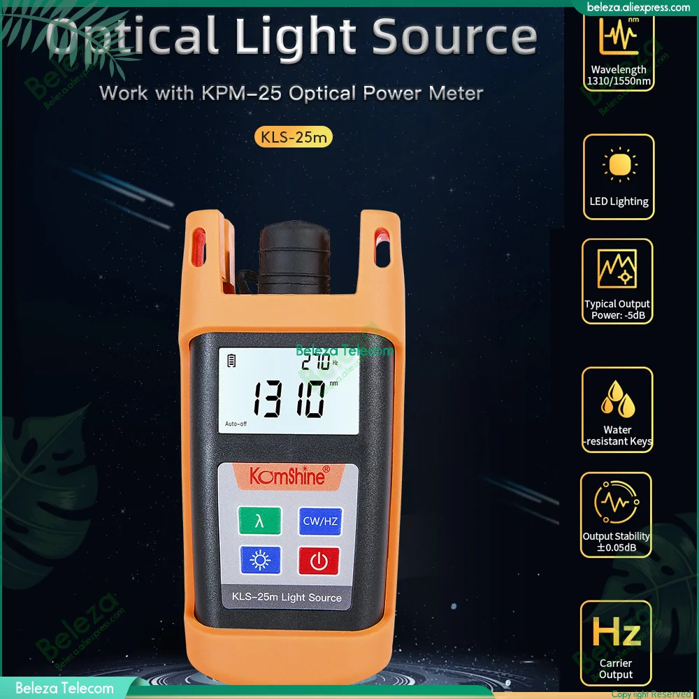 

Одномодовый оптический источник света Komshine 1310/Нм