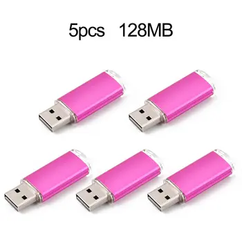 

5pcs Creative Mini USB Flash Drive 128MB USB2.0 Pen Drive External Storage Flash Memory USB Stick For Laptop PC