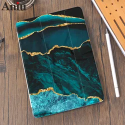 Funda de silicona con patrón de mármol para iPad Pro, 2020, 10,5, 10,2 pulgadas, 8. ª generación, 7. ª, 12,9 Pro, 2018, Mini, 4, 5